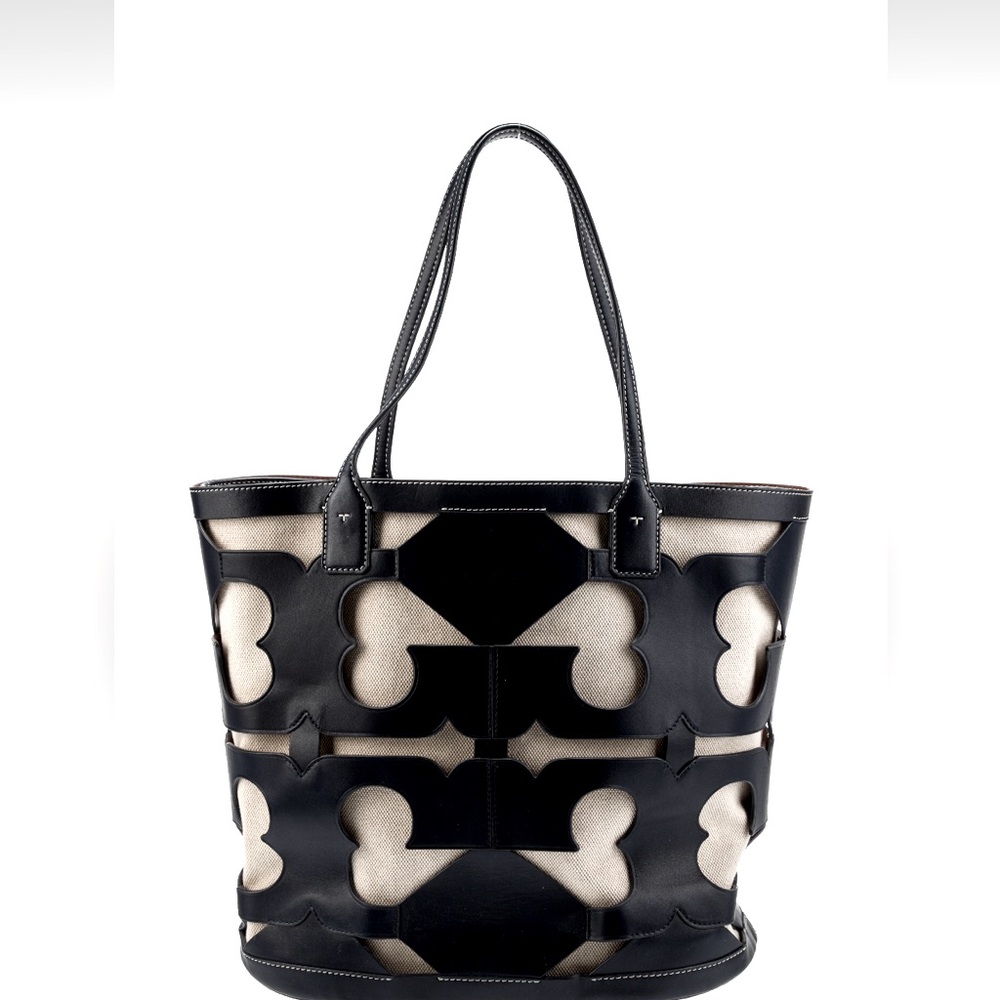 Tory Burch Cutout Logo Large Tote